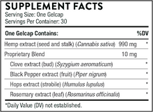 Hemp Oil+ by Thorne Research 30 gel capsules