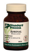 Adrenal Desiccated by Standard Process 90 Tablets