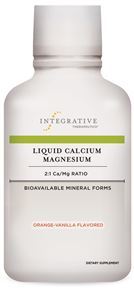 Liquid Calcium Magnesium 2:1 Ratio Orange-Vanilla Flavor by Integrative Therapeutics 16 oz ( 480 ml )