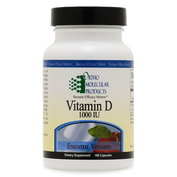 Vitamin D 1,000 IU 180 capsules by Ortho Molecular