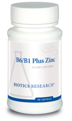 B6/B1 Plus Zinc By Biotics Research Corporation  90 Capsules