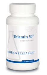 Thiamin-50 By Biotics Research Corporation  90 Capsules