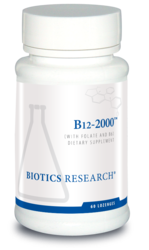 B12-2000 by Biotics Research Corporation  60 Lozenges