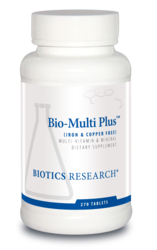 Bio-Multi Plus (Iron & Copper Free) by Biotics Research Corporation  270 Tablets