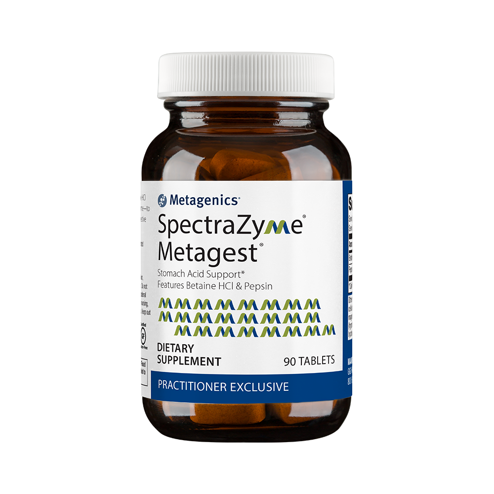 SpectraZyme Metagest By Metagenics 90 Tablets