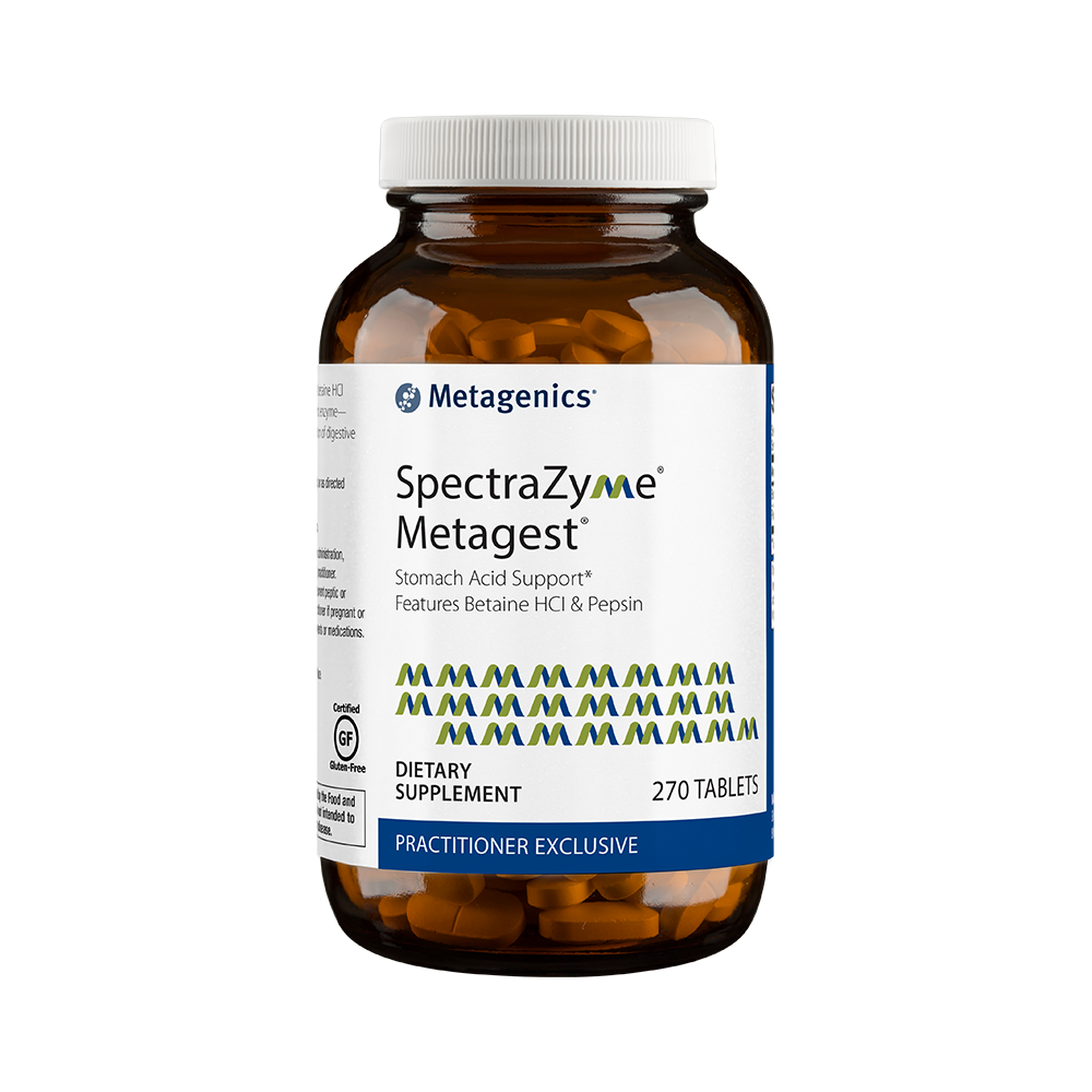 SpectraZyme Metagest By Metagenics 270 Tablets