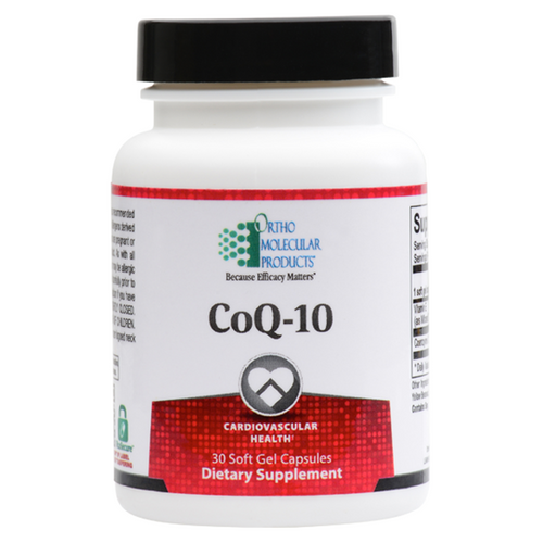 CoQ-10 100 mg by Ortho Molecular 30 softgel capsules