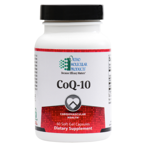 CoQ-10 100 mg by Ortho Molecular 60 softgel capsules