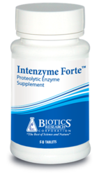 Intenzyme Forte by Biotics Research 100 Tablets