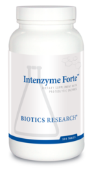 Intenzyme Forte by Biotics Research Corporation 500 Tablets