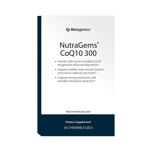 NutraGems CoQ10 300 by Metagenics 30 Chewable Gels