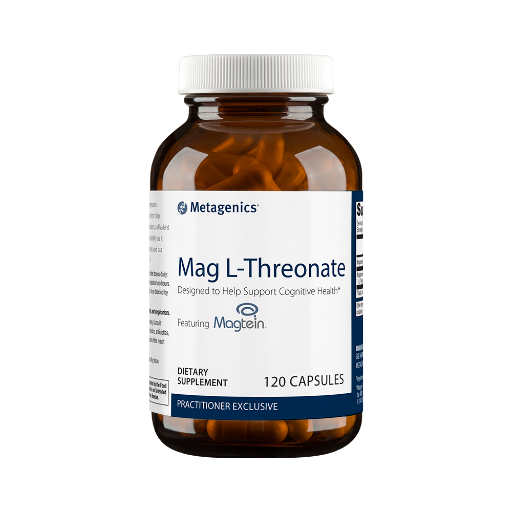 Mag L-Threonate By Metagenics 120 Capsules