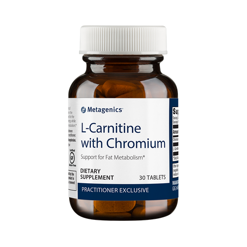 L-Carnitine with Chromium By Metagenics 30 Tablets