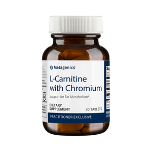 L-Carnitine with Chromium By Metagenics 30 Tablets