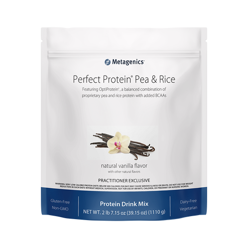 Perfect Protein Pea & Rice (Vanilla) By Metagenics 2lb 7.15 oz (1110 g)