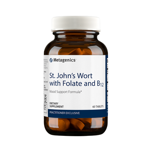 St. John's Wort with Folate and B12 By Metagenics 60 Tablets