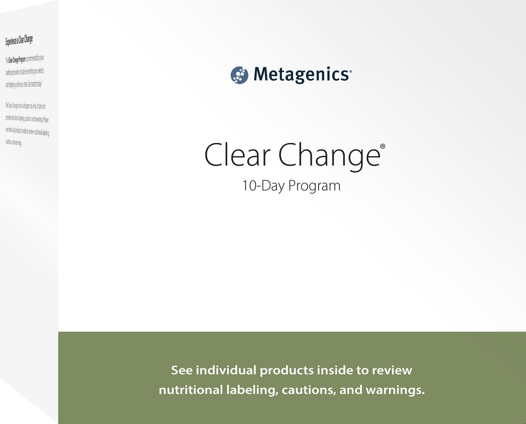 Clear Change® 10 Day Program with UltraClear® Plus Berry By Metagenics