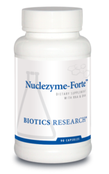 Nuclezyme-Forte by Biotics Research Corporation  90 Capsules