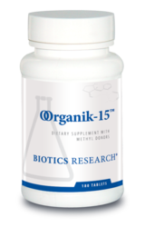 Oorganik-15 by Biotics Research Corporation  180 Tablets