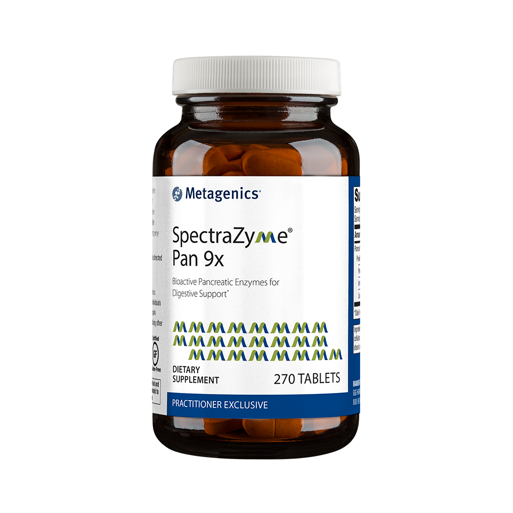 SpectraZyme Pan 9x By Metagenics 270 Tablets