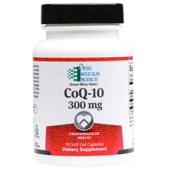 CoQ-10 300 mg by Ortho Molecular 30 softgel capsules