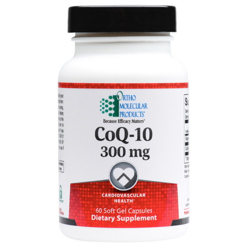 CoQ-10 300 mg by Ortho Molecular 60 softgel capsules