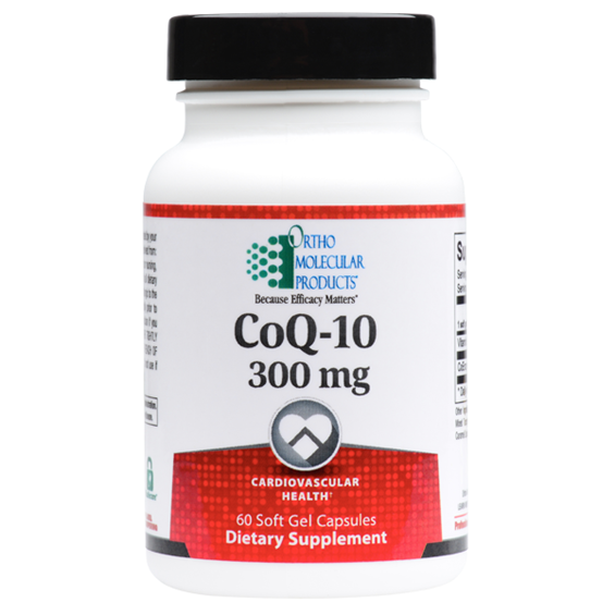 CoQ-10 300 mg by Ortho Molecular 60 softgel capsules