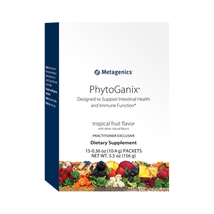 PhytoGanix® by Metagenics Tropical Fruit Flavor Stick Pack Box (15 servings)