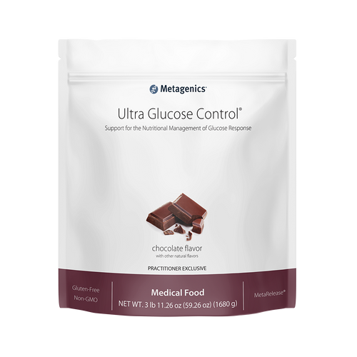 Ultra Glucose Control® (Chocolate) By Metagenics 30 Servings 3 lb 9.04 oz  ( 57.14 oz ) ( 1,620 g )