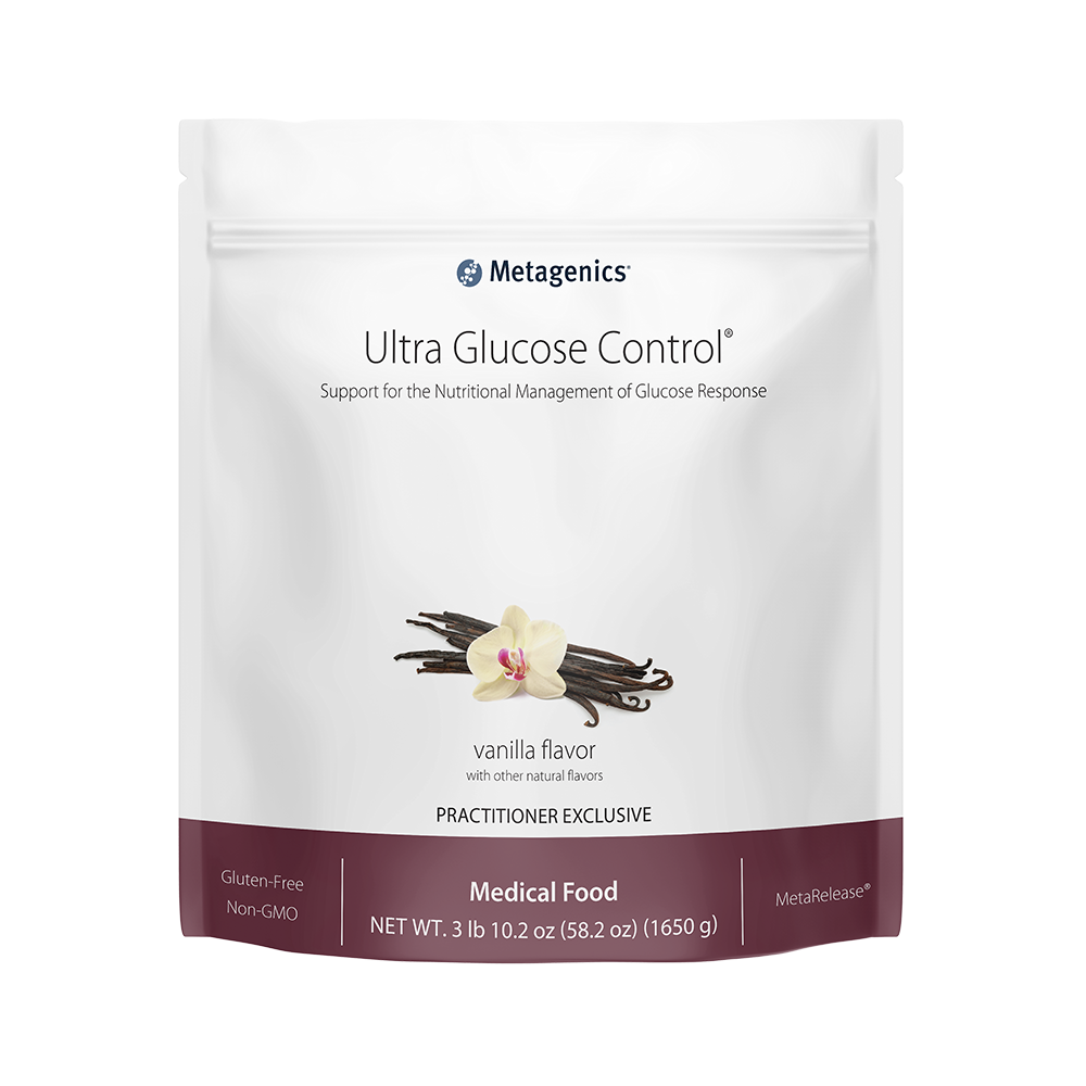 Ultra Glucose Control® (Vanilla) By Metagenics 30 Servings 3 lb 10.2 oz ( 58.20 oz ) ( 1,650 g )