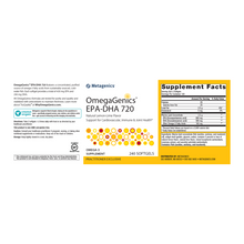 OMEGAGENICS™ EPA-DHA 720 LEMON-LIME by Metagenics 240 GELS