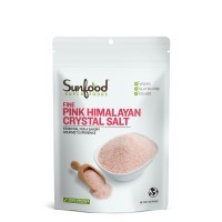 Fine Pink Himalayan Crystal Salt by Sunfood Superfoods 1 lb. (454 g)
