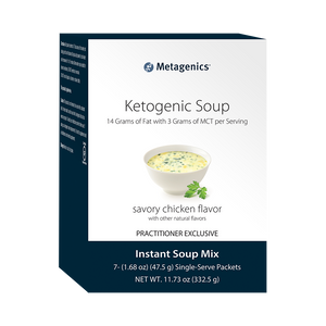 Ketogenic Soup (Savory Chicken Flavor) By Metagenics 47.5 Grams (11.73 oz)