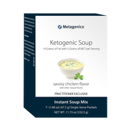 Ketogenic Soup (Savory Chicken Flavor) by Metagenics 11.73 oz (332.5g) (Best By Date: November 2019)