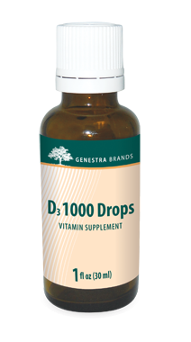 D3 1000 Drops - 1 fl oz (30 ml) By Genestra Brands