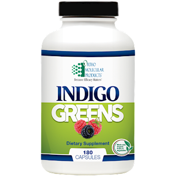 Indigo Greens by Ortho Molecular 180 capsules