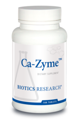 Ca-Zyme (Calcium) By Biotics Research Corporation 100 Tablets