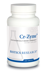 Cr-Zyme (Chromium) by Biotics Research Corporation  100 Tablets