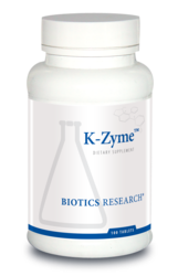 K-Zyme (Potassium) by Biotics Research Corporation 100 Tablets
