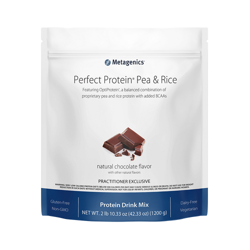 Perfect Protein Pea & Rice (Chocolate) By Metagenics 2 lb 7.15 oz (1110 g)