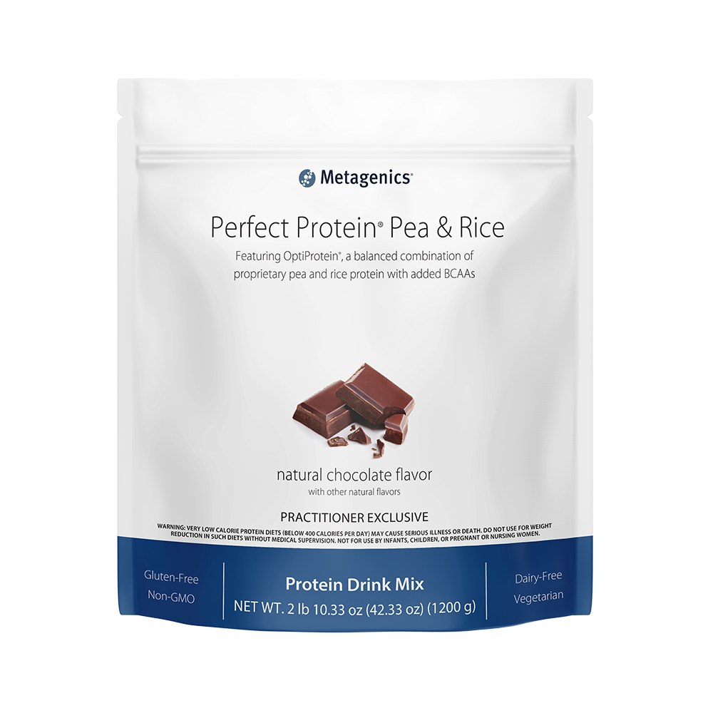 Perfect Protein Pea & Rice (Chocolate) By Metagenics 2 lb 7.15 oz (1110 g)