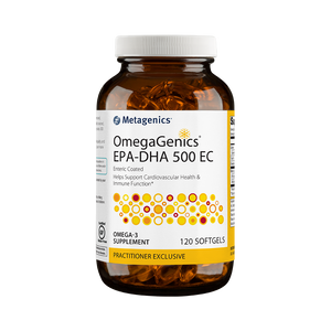 OmegaGenics EPA-DHA 500 Enteric-Coated Lemon by Metagenics 120 Softgels