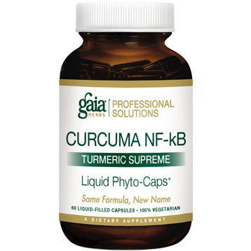 Turmeric Supreme Extra Strength By Gaia Herbs (Professional Solutions) 120 Capsules