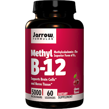 Methyl B-12 5000 mcg By Jarrow Formulas 60 lozenges