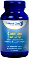 Calcium Citrate with Vit D3 5000 by Patient One 90 vege capsules