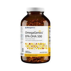 OmegaGenics EPA-DHA 500 Lemon by Metagenics 240 Softgels