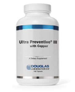 Ultra Preventive® III with Copper by Douglas Laboratories 180 tablets