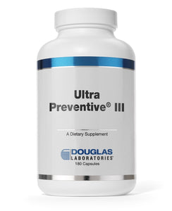 Ultra Preventive® III by Douglas Laboratories 180 Capsules