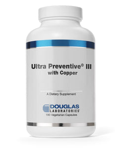 Ultra Preventive® III with Copper by Douglas Laboratories 180 Vegecapsules