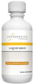 Liquid Iron by Integrative Therapeutics 6 oz (177 ml)  Apple Cinnamon Flavor